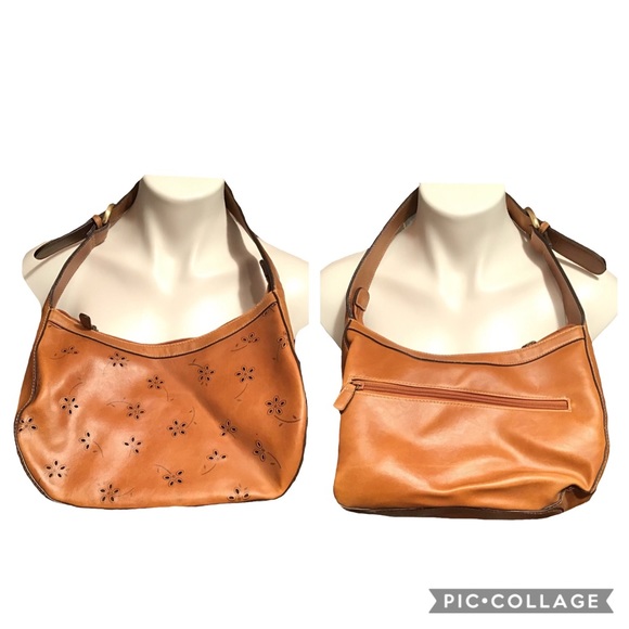 Leather Adjustable Shoulder Handbag - Picture 2 of 4